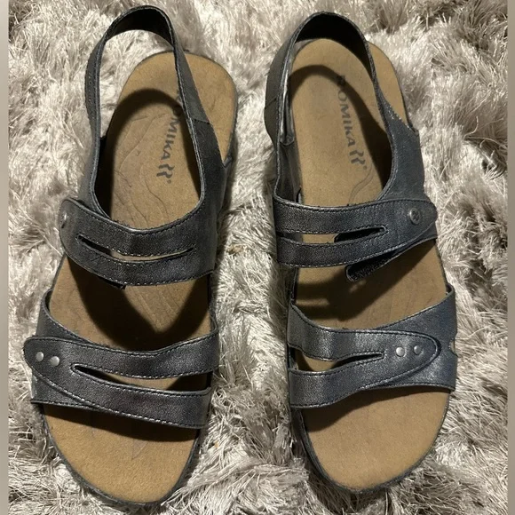 Romika Fidschi 43 Dress Sandal Silver Size 38 - Picture 2 of 12